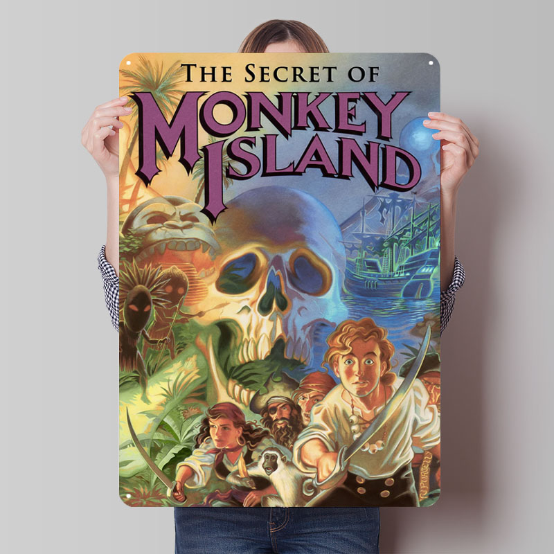 Retro Gaming Island - Secret Of Monkey Island Plakat Gra