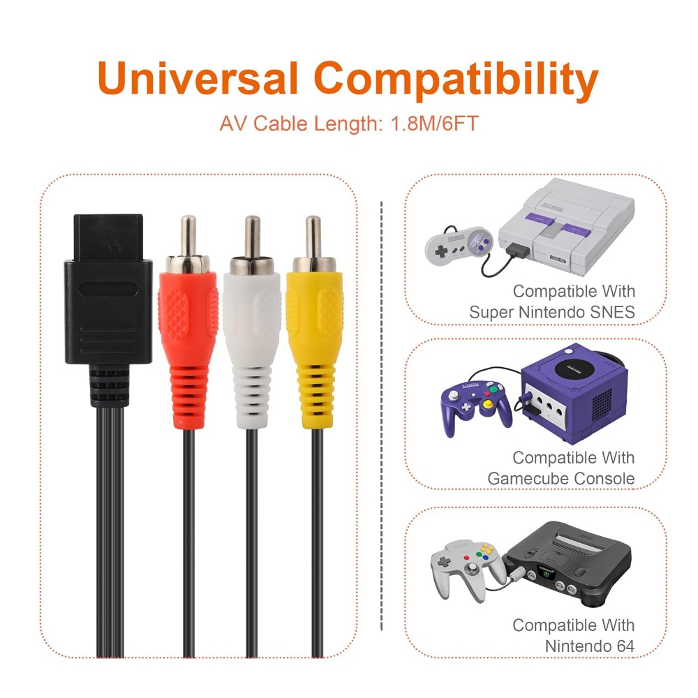 N64/Gamecube/SNES/SFC wysokiej – Retro Gaming Cable recenzja i cena