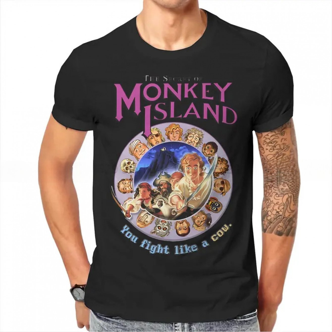 Męska koszulka w stylu vintage – Retro Gaming Island recenzja i cena